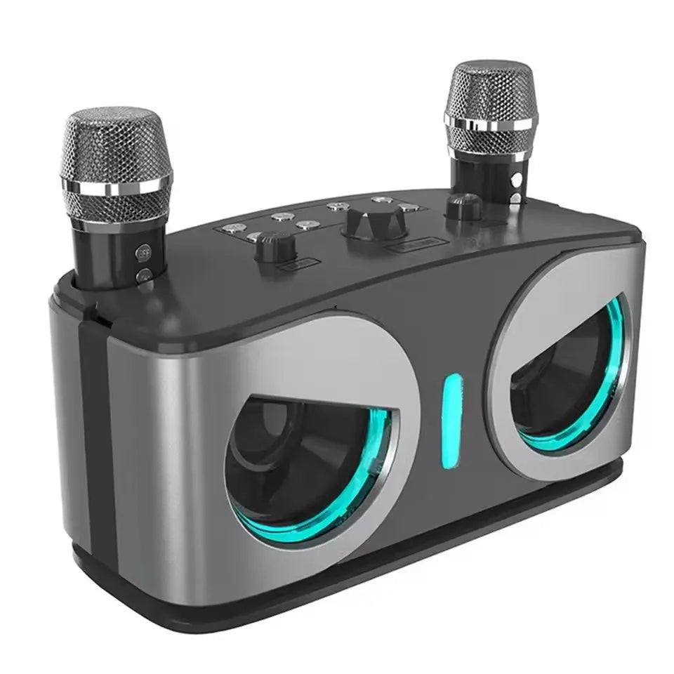 AyeBeau Portable Karaoke Bluetooth Speaker & Microphone 20W