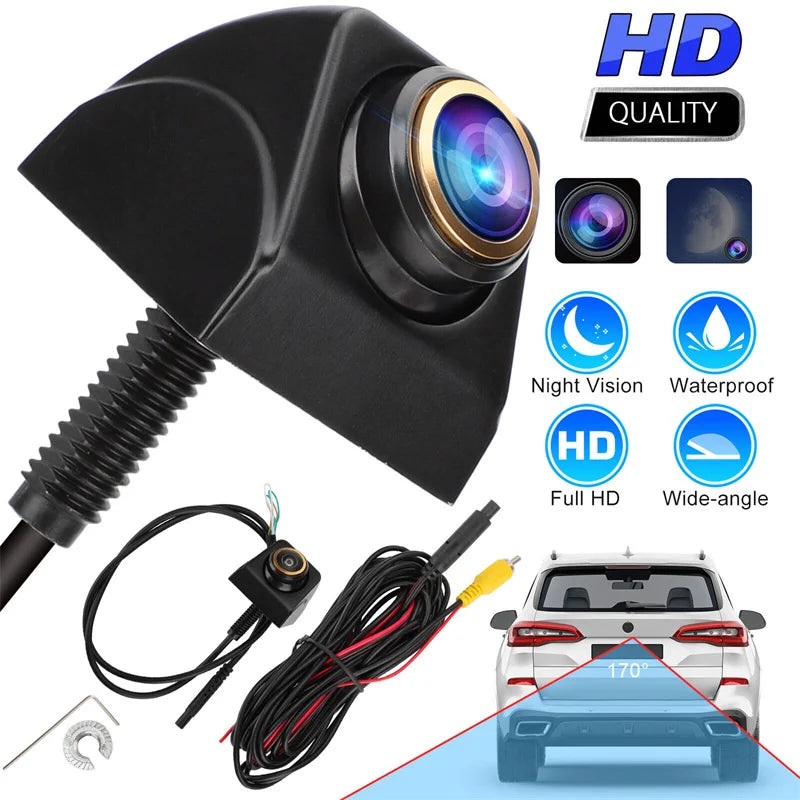 AHD 1920x1080P Car Rear View Camera 170° Fisheye Golden Lens Full HD Night Vision Vehicle Reversing Front Cameras Oasis Select
