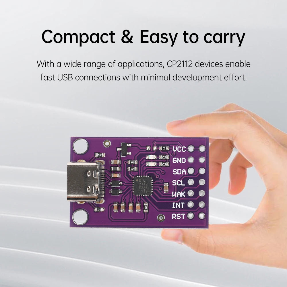 CP2112 Module Usb To Smbus/I2C USB To I2C Communication Module CCS811 Debugging Board Type-C Oasis Select
