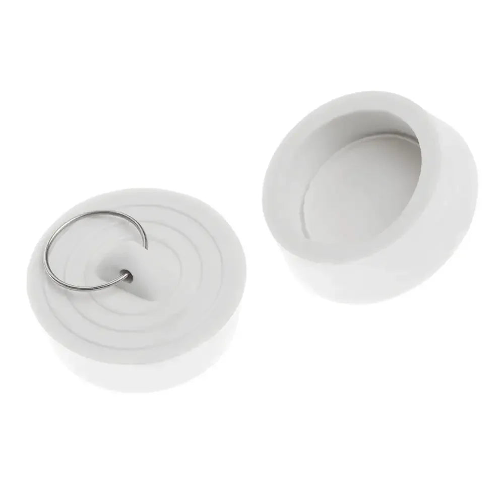 3PCS Bath Tub Sink Water Floor Drain Plug Replacement Fittings Durable Rubber Drain Stopper Oasis Select white-4.4-4.2cm