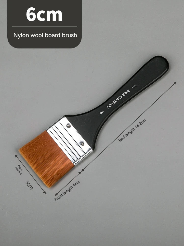 Watercolor Oil Art Paint Brush 7 Styles Memory Nylon Hair Painting Brushes Set Wood Handles Acrylic Paints Drawing Brush Tools Oasis Select 1Pc 6cm