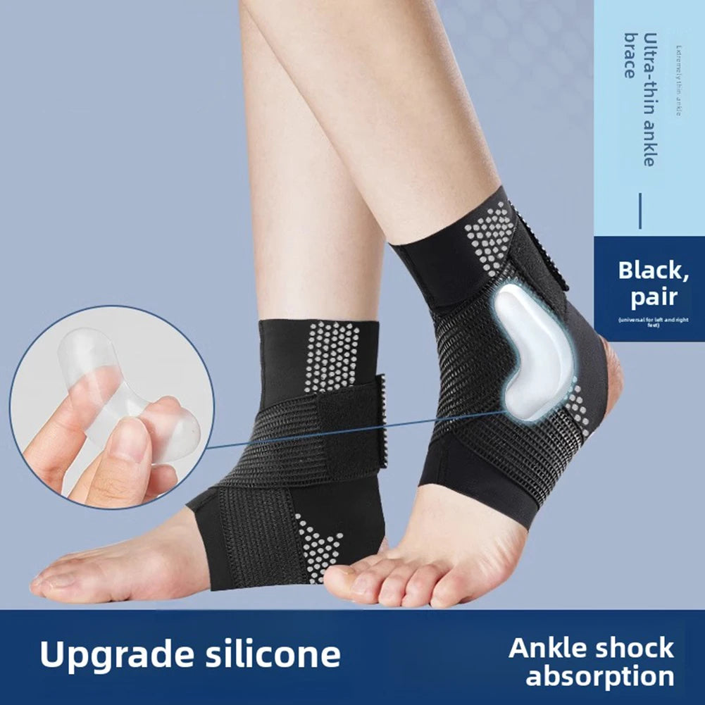 Elastic Ankle Brace with Adjustable Wraps | Gym & Outdoor Sports