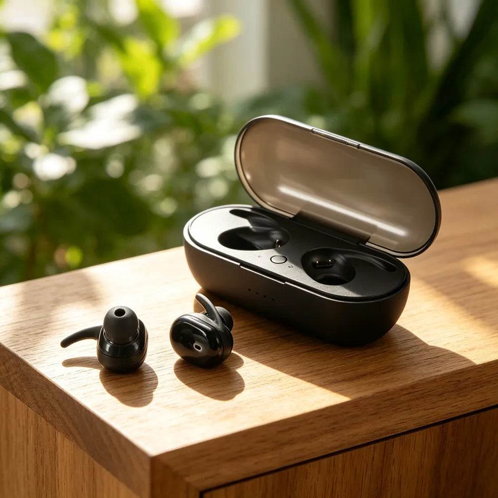 TWS Bluetooth Earphones 5.0 Wireless Stereo Earbuds In-ear Noise Reduction Waterproof Headphones With Charging Case Oasis Select