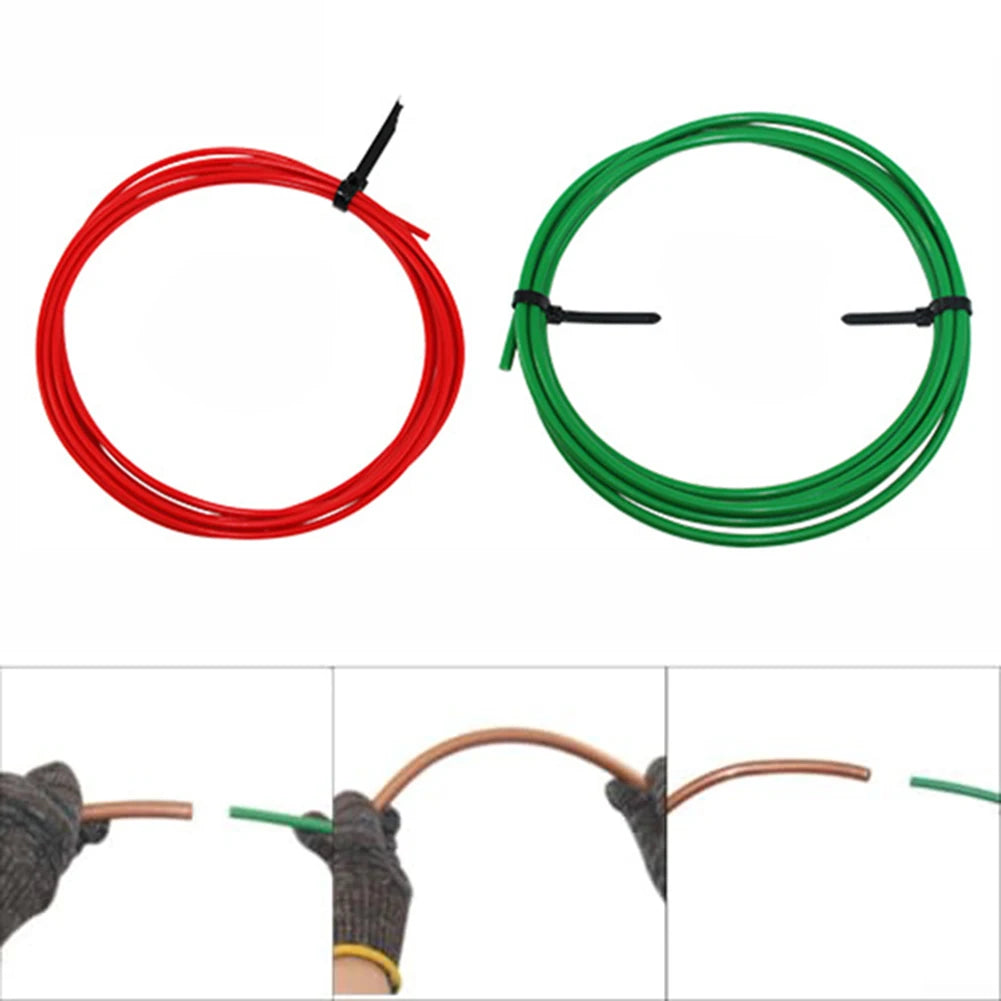 Built-in Copper Tube Bending Strip Air Conditioning Pipe Bender Kit PE Plastic 1/4" 3/8" Bend Pipe Protection Strip Oasis Select