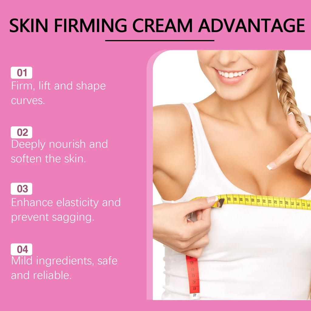 Breast & Hip Care Cream, firms chest skin, enhances hip curves, shapes perfect body figure, hydrates and nourishes skin. Oasis Select