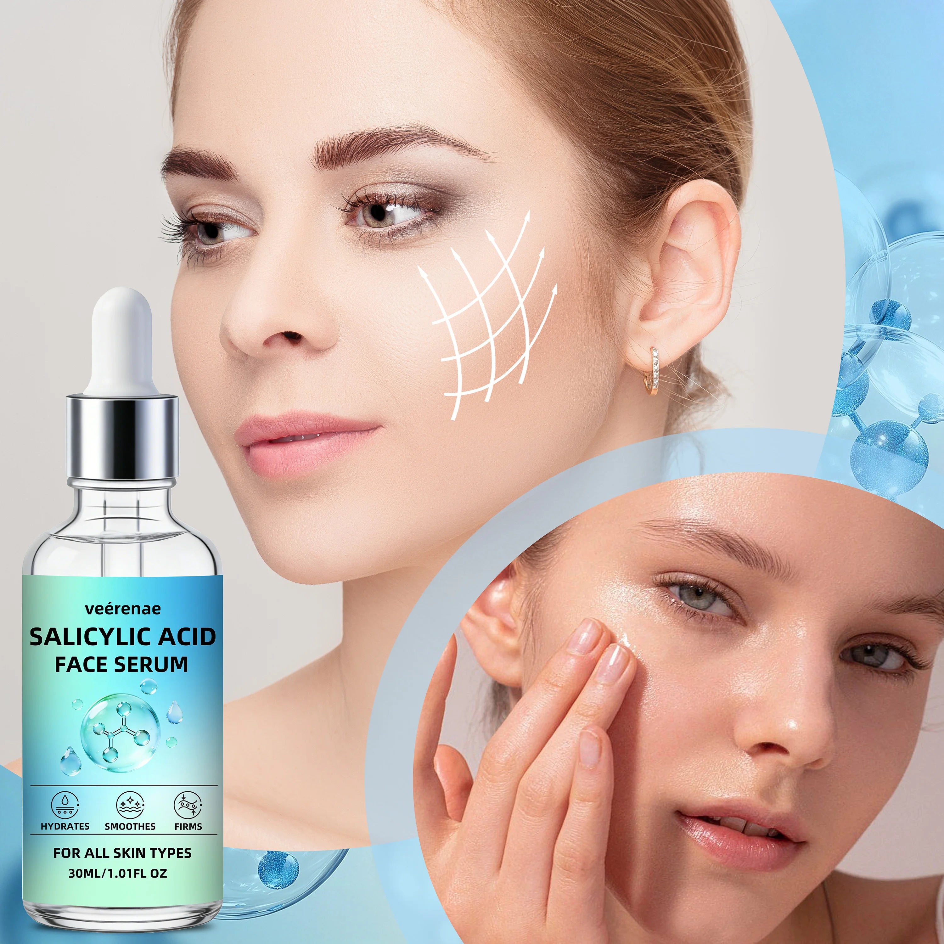 Veérenae Salicylic Acid Face Serum – Oil-Balancing & Hydrating