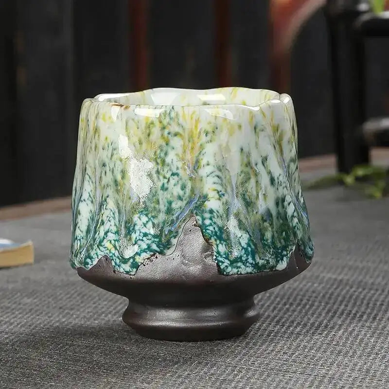 Japanese Coarse Ceramic Coffee Cup Handmade Tea Kungfu Household Water