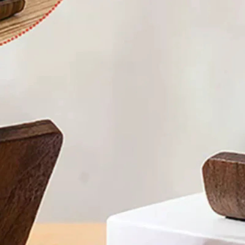 Multifunctional Solid Wood Phone Holder Front Desk Business Card Display Rack Creative Home Office Desktop Decoration Oasis Select