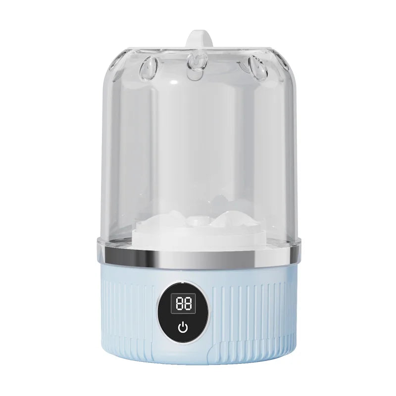 Mini Washing Machine Household Electric Washing Cup Underwear Socks Small Wireless Charging Washing Machine Oasis Select Blue