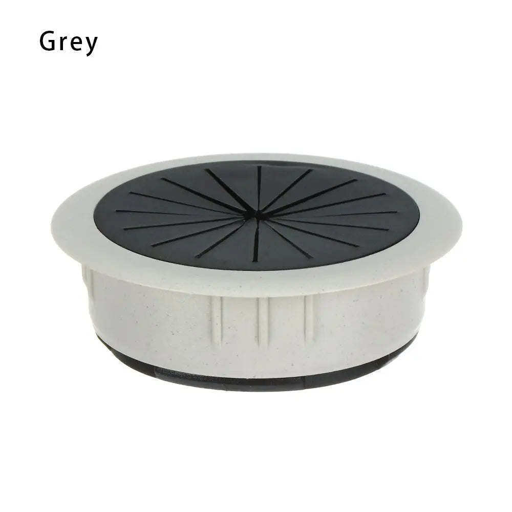 Practical Organizer Buckle Line Office Wire Hole Cover Computer Grommet Line Box Desk Table Cable Fastener Oasis Select grey
