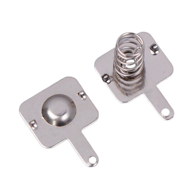 20/40/100PCS 18650 Battery Sheet Spring Contact Sheet Battery Box Positive And Negative Single Bipolar DIY Accessories Oasis Select