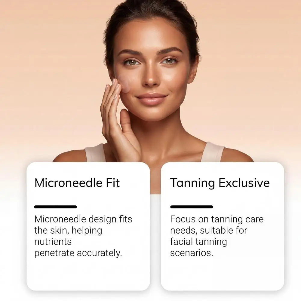 7PCS Sunless Patches Quickly Achieve a Natural Tanning Effect Safe Non-irritating Eliminating Uneven Color Body Care for Women Oasis Select