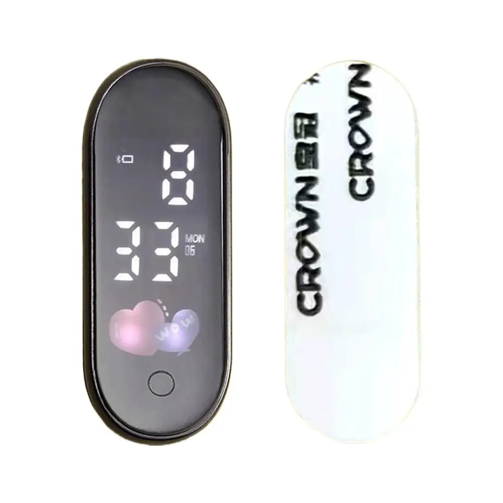 Luminous Motorcycle Car Clock Auto Internal Stick-On Mini Sport Waterproof Watch Mechanics Led Clocks Auto Ornament Accessories Oasis Select H