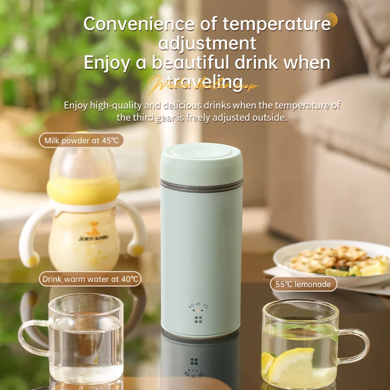 URGGU 55°C USB-C Thermostatic Heating Cup | 304 Stainless Steel