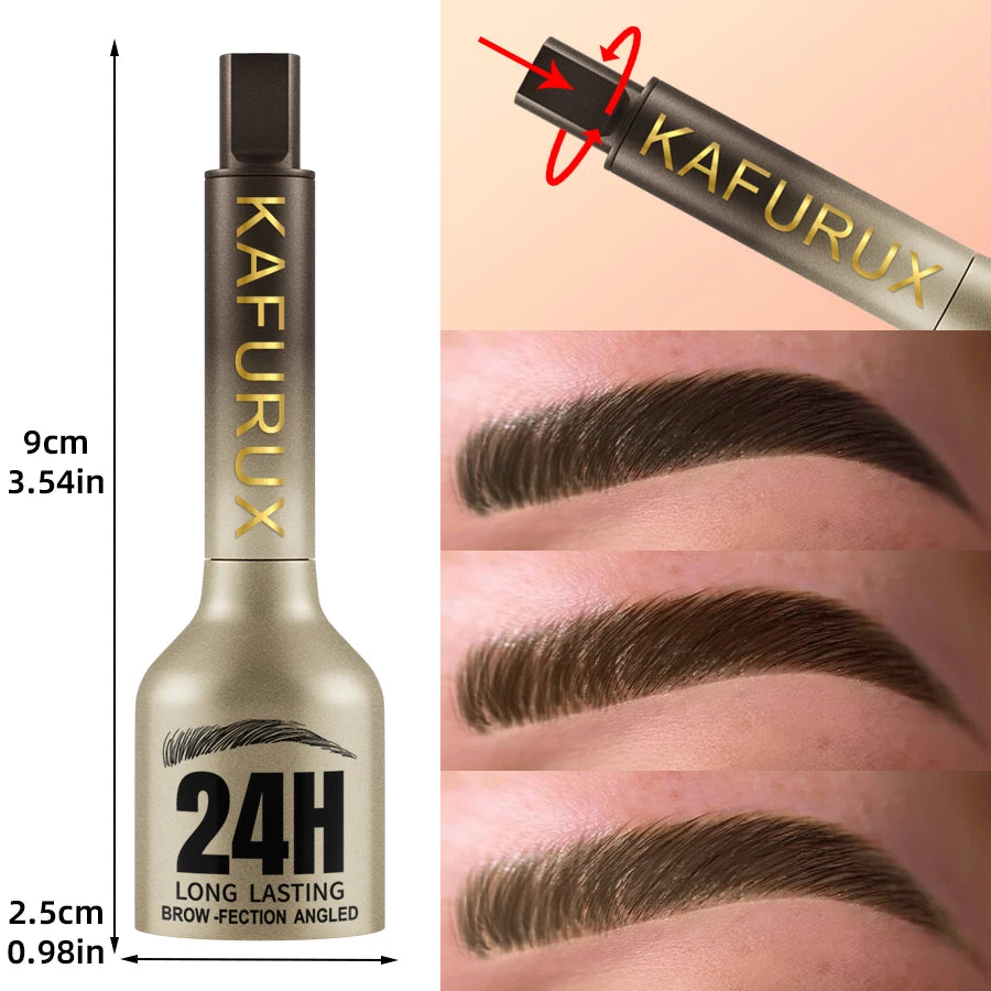 KAFURUX 3D Microblade Eyebrow Dye Cream – Waterproof & Long-Lasting