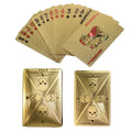 Gold Foil Skull PVC Playing Cards – Waterproof Poker Deck Playing Card Deck Oasis Select Golden Skull