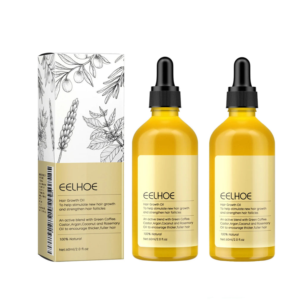 Eelhoe Rosemary Hair Growth Oil – Nourishing Scalp Serum 60ml Hair Growth Serum Oil Oasis Select 2PCS