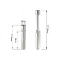 Graphics Card GPU Support Bracket Video Card Sag Holder Bracket GPU Holder Adjustable Telescopic Aluminum Alloy Desktop Holder Oasis Select Silver L