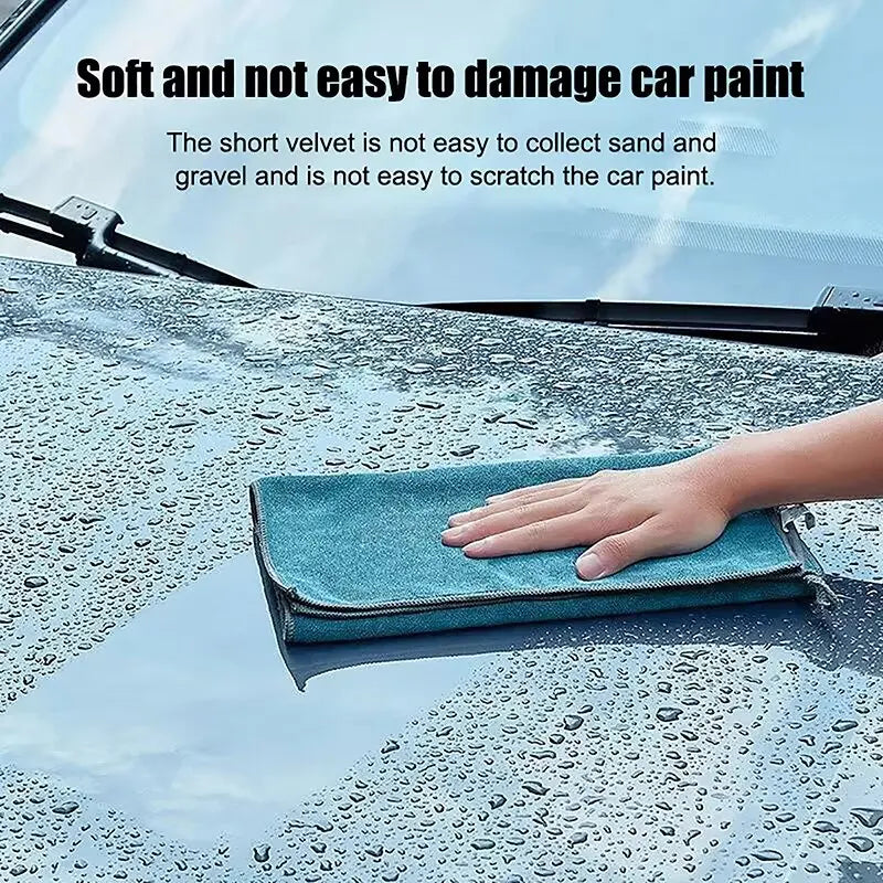 Microfiber Car Towel Thickened Ultra Absorbent Lint Free Scratch Free Drying Cloth Auto Detailing Wash Cleaning Rags Oasis Select