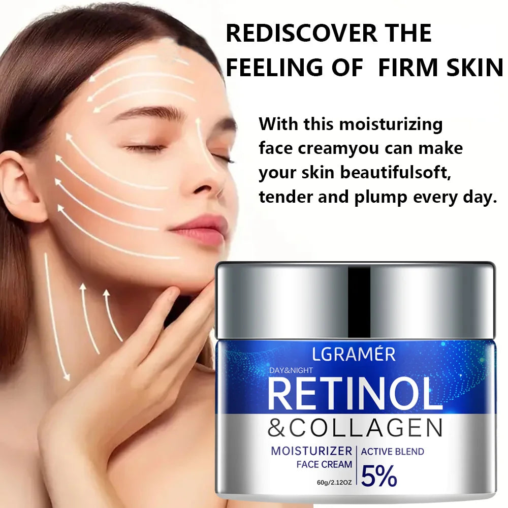 LGRAMER Retinol Cream & Serum Combo – Moisture & Elasticity