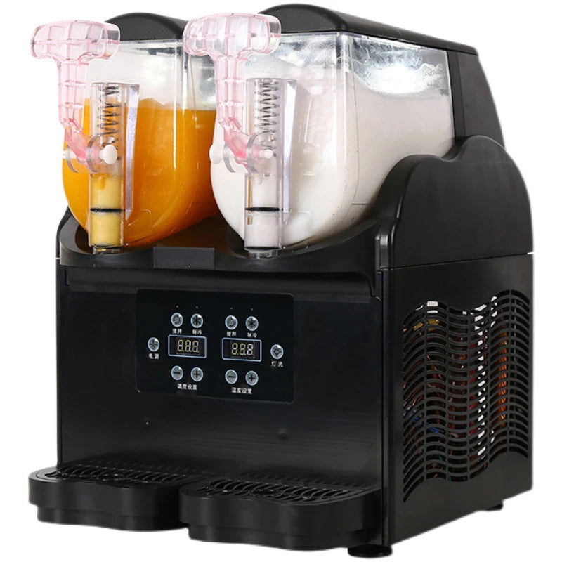 Commercial Slushy Machine 3L×2 Dual Cylinder Slush Maker