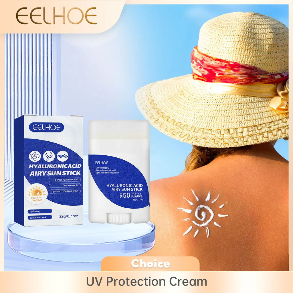 EELHOE SPF 50 Sunscreen Cream – Hyaluronic Acid UV Protection SPF Face Sunscreen Oasis Select Default Title