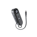Portable Ice Cooling Fan 100 Speed 10000mAh Power Bank With Flashlight Aluminum Body Handheld Fan For Camping Commute Office Oasis Select Gunmetal
