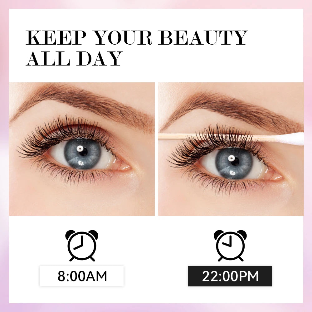 Black Waterproof Mascara Lengthening Eyelash Extension Eye Lashes Brush Beauty Curling Mascara Korean Cosmetics Long-wearing Oasis Select