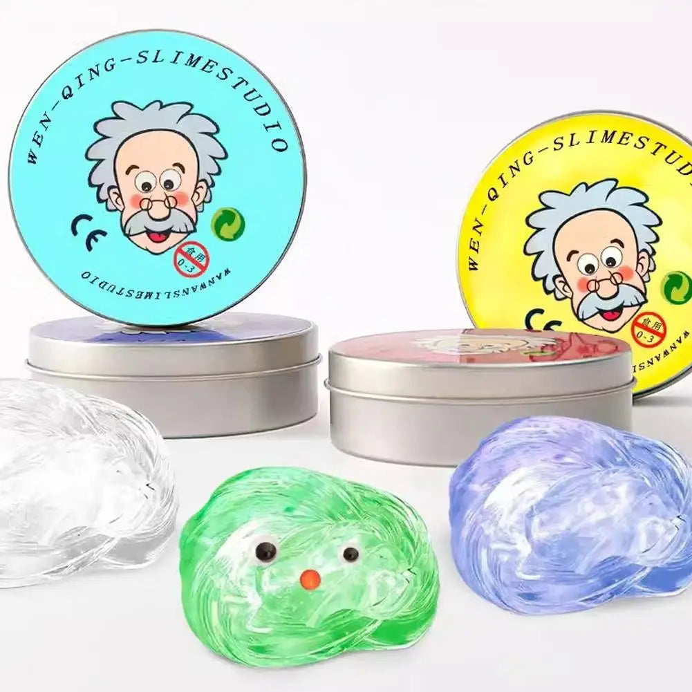 Reusable Putty Liquid Crystal Bouncy Slime Toy Set Kid Safe Mud Stress Relief Color Clay Shape Handmade DIY Handgum Playdough Oasis Select