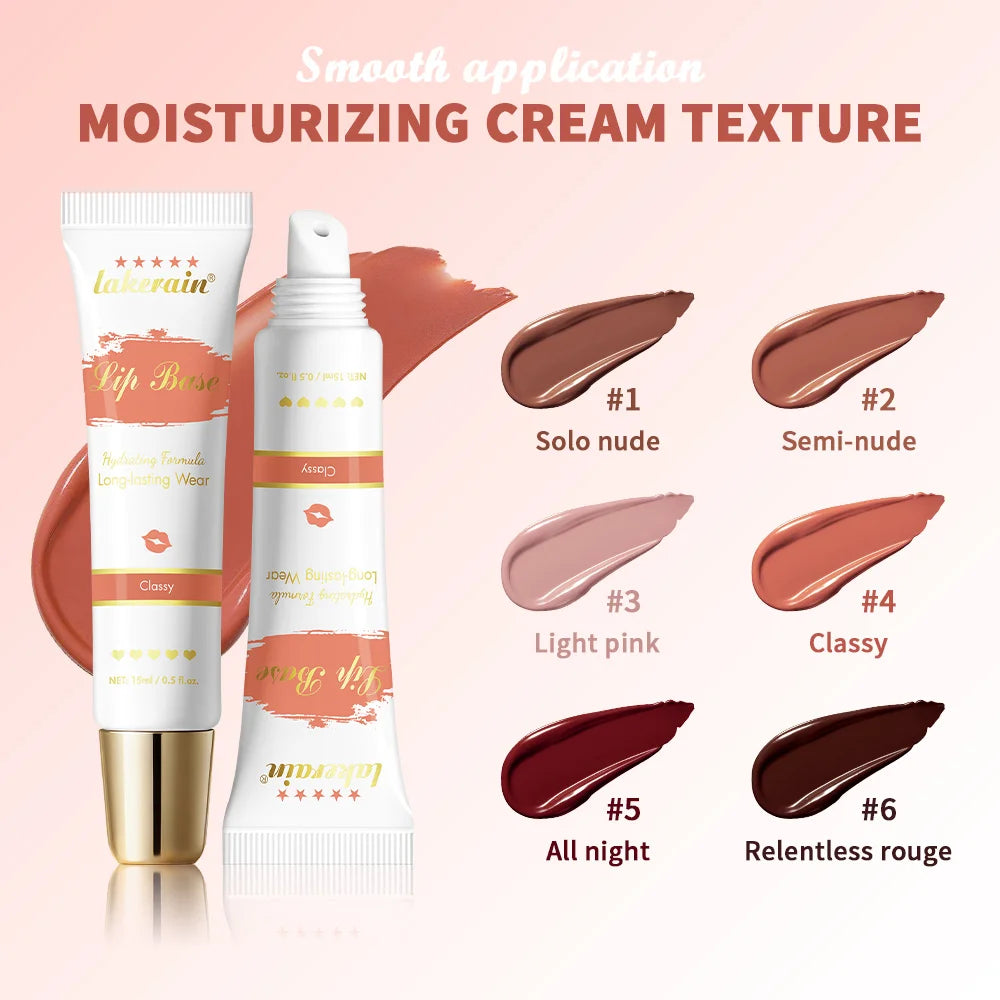 Lakerain Lip Base Cream Moisturizing Highly Pigmented Long-lasting Hydrating Matte Finish Smudge-proof 2 in 1 Lip & Cheek Cream Oasis Select