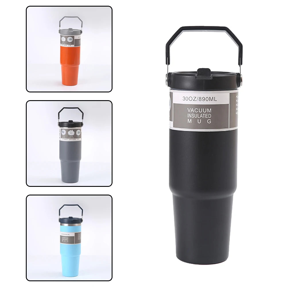890ml Ultra Large Capacity Insulated Cup 304 Stainless Steel Insulated Cup Cold Insulated Outdoor Portable Ice Cream Cup Oasis Select