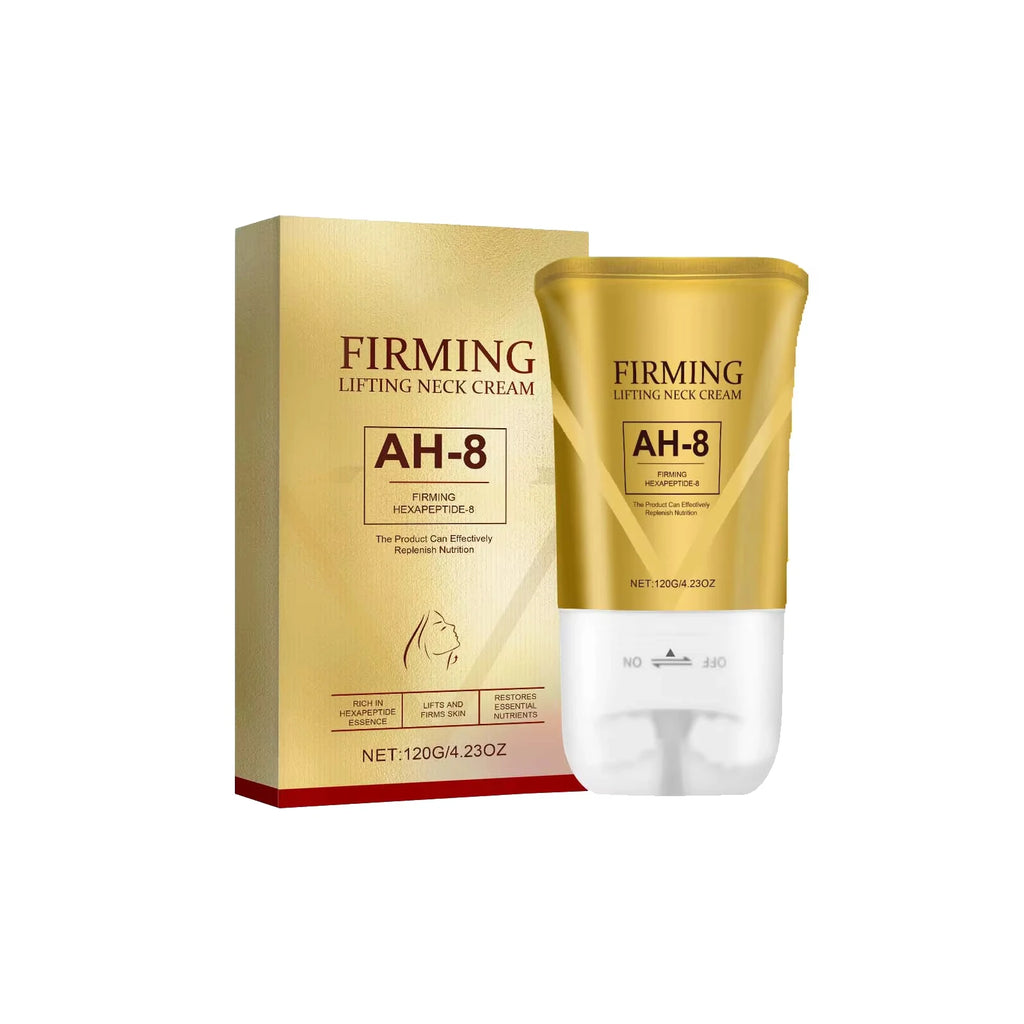 AH-8 Firming Neck Cream Moisturizer Anti Aging Smoothing Wrinkles Electric Massage Polypeptide Eye Cream Eye & Neck Skincare Set Oasis Select Neck Cream