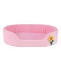 Summer Ice Silk Cool and Breathable Pet House, All-season, Detachable and Washable Dog House, Pet Ice Pad and Dog Bed Oasis Select Pink 65x45x14cm