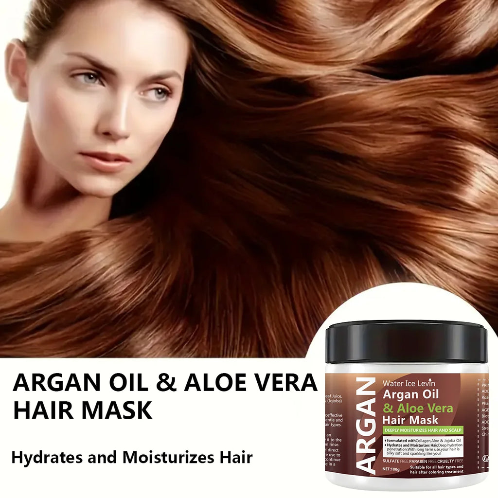 Argan Oil & Aloe Vera Keratin Hair Mask – Repair & Moisturize Keratin Hair Mask Oasis Select