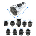 1Set 3-Function Kitchen Faucet Sprayer Nozzle ABS Brushed Nickel Multi Mode Aerator Replacement for Sink Basin Faucet Oasis Select Electroplated