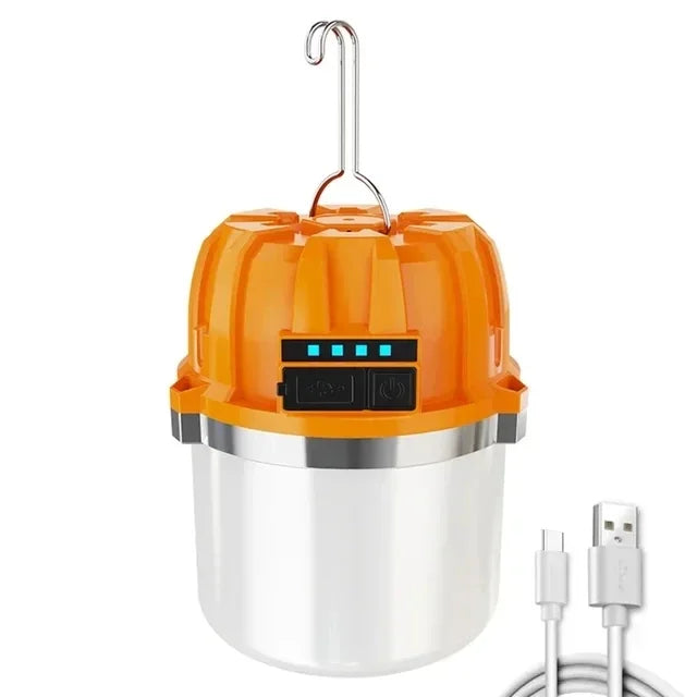 Powerful LED Camping Lights Built-in Battery USB Rechargeable Camping BBQ Tents Super Bright Hanging Lantern Power Bank Oasis Select 500W 1pc
