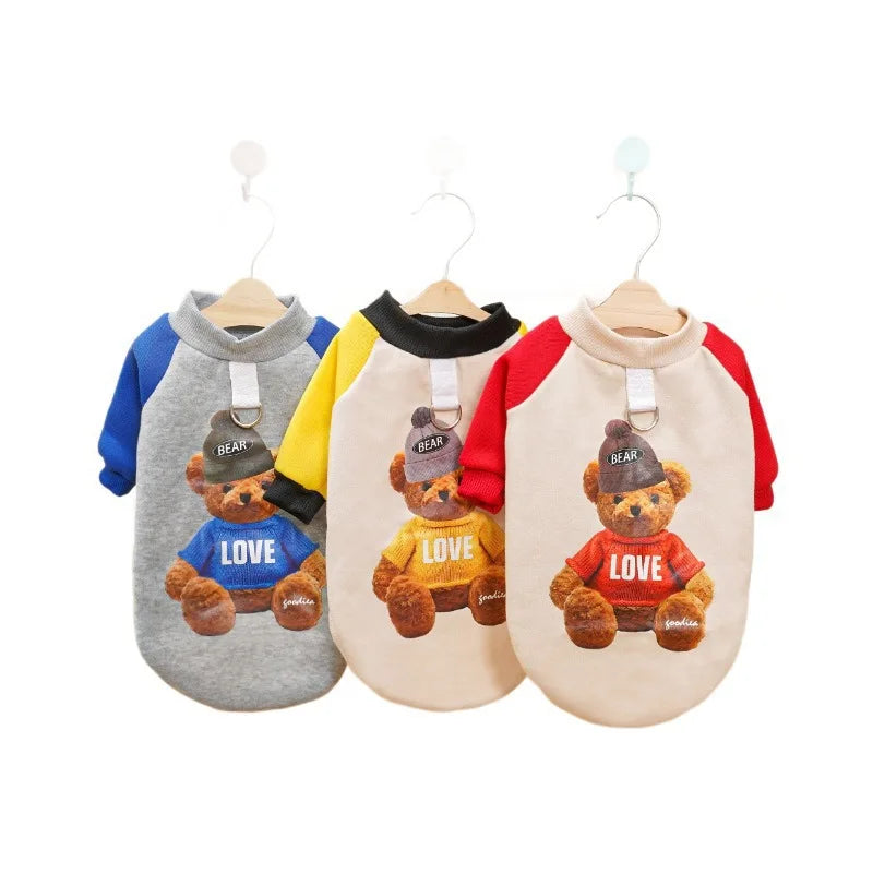 Dog Clothes with Fleece Sweatshirts, Cat Warm Thickened Cat Clothes, Universal Pet Clothing and Supplies Dog Clothes Oasis Select