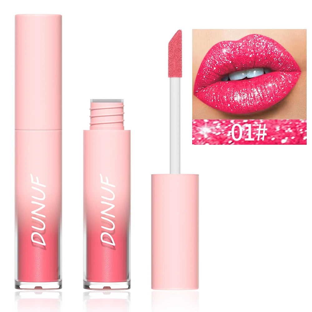 1pcs Pearlescent Lipstick - Waterproof Long-Lasting Lip Gloss Easy to Paint Exquisite Gift Stage Makeup Daily Makeup Universal Oasis Select 01