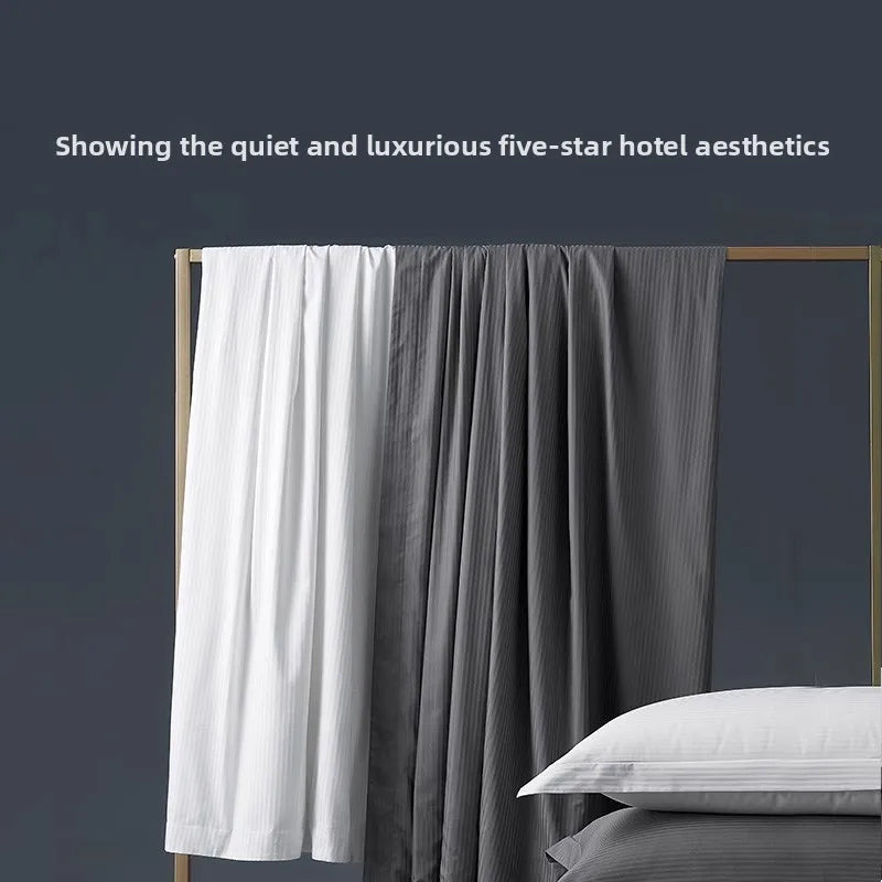 Light Luxury 100S Cotton 4-piece Bedding Set with Superior Sense Sheets and Duvet Set Bedding Comforter Bedding Sets Oasis Select