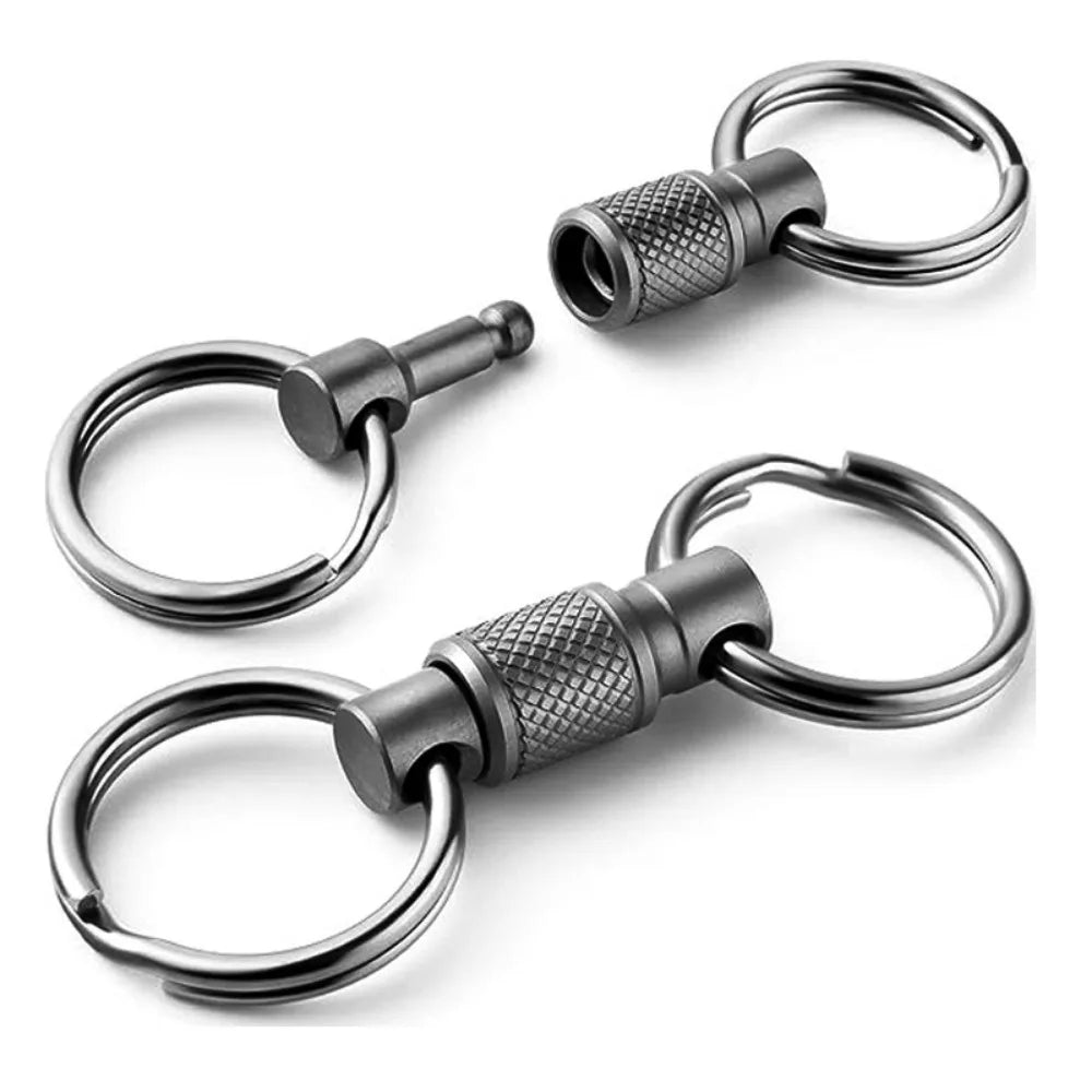 360° Quick Release Keychain Clip – Aluminum Alloy | 7 Colors