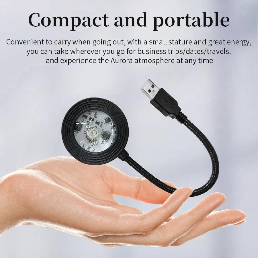 USB Sunset Projector Night Light – Colorful Ambient Room Lamp Ambient Projector Lamp Oasis Select