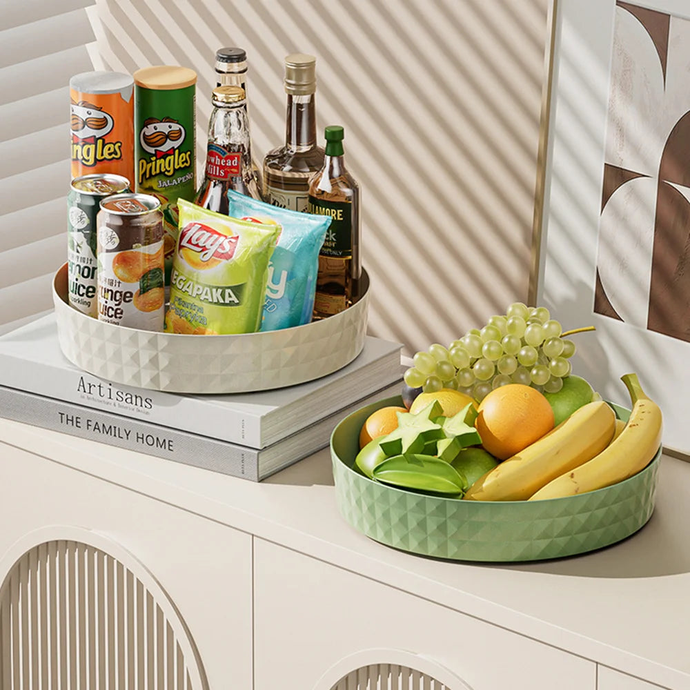 360 Rotating Seasoning Storage Rack Multifunction Pantry Cabinet Turntable for Cosmetics Kitchen Accessories Organizer Tray Oasis Select