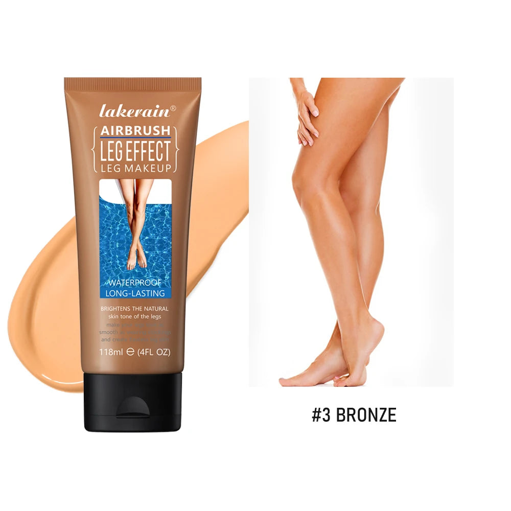 Leg Makeup Lotion Even Skin Tone Body Foundation Waterproof Long Lasting Body Tanning Cream Medium Bronze Leg Makeup Oasis Select 3