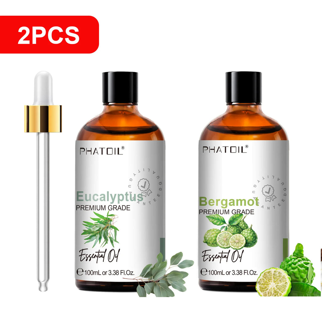 PHATOIL 100ml Pure Aromatherapy Essential Oil for Diffuser
