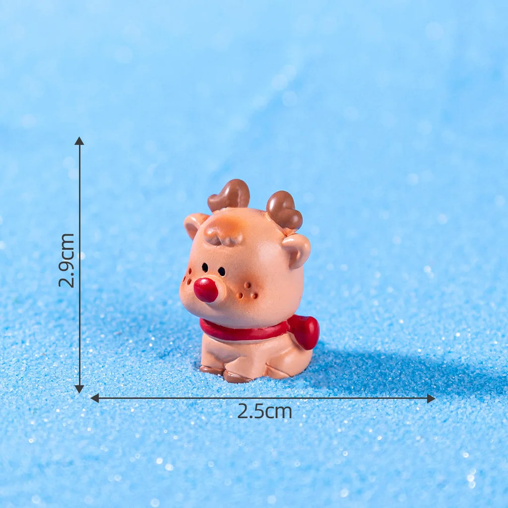 Mini Christmas Resin Ornament – Santa, Snowman & Holiday Décor