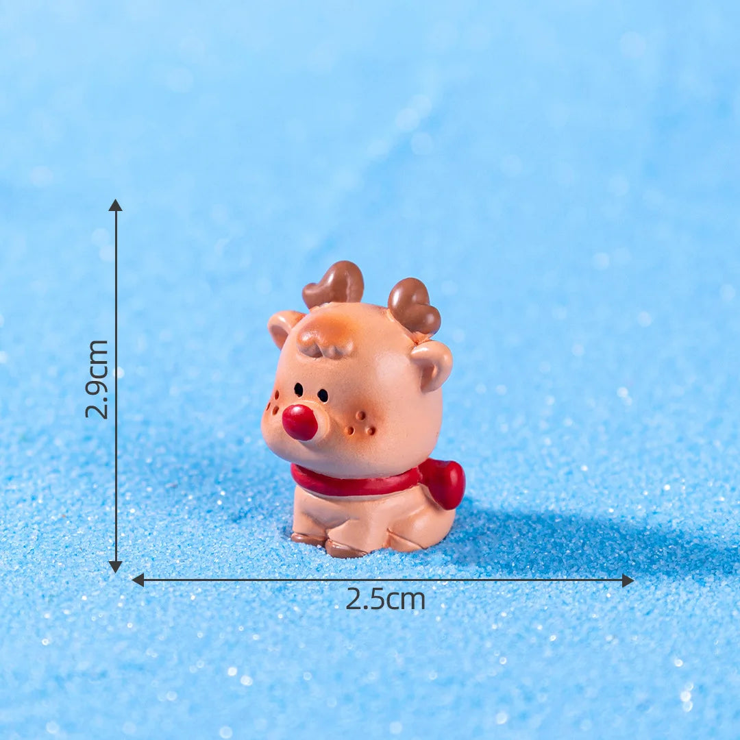 Mini Christmas Resin Ornament – Santa, Snowman & Holiday Décor