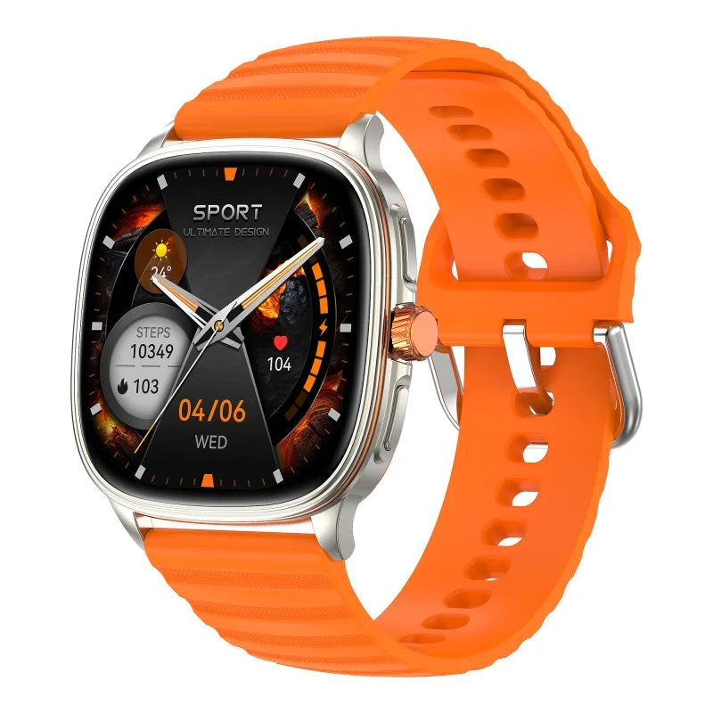 1.73-inch Square AMOLED Screen Smartwatch Man Woman Sports Fitness Tracker Call Smart Watch IP68 Waterproof Voice Assistant NFC Oasis Select SVORS