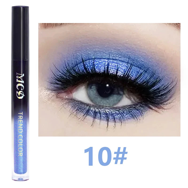 MCD 13-Shade Glitter Liquid Eyeshadow Palette – Waterproof