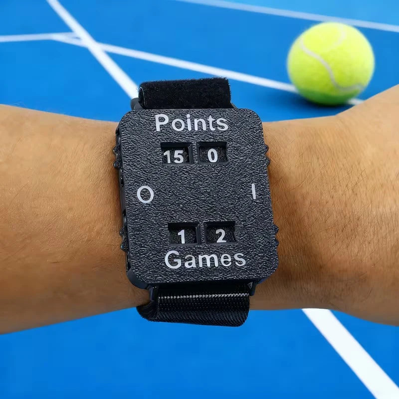 New Portable Cricket/Tennis/Padel Scorer Wristband Instant Score Tracker No Memory Loss Suitable For Coaches, Referees, Players Oasis Select