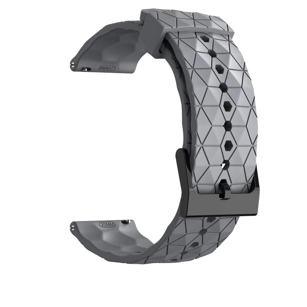 Silicone Watch Band 20mm 22mm – Samsung Huawei Garmin Strap Smartwatch Band Oasis Select Grey 20MM